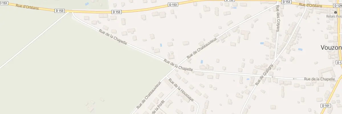 Plan du 42 Rue de la Chapelle à Vouzon