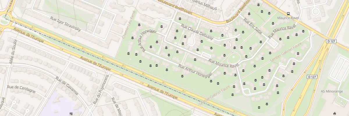 Plan du 14 Rue Arthur Honnegger à Guyancourt
