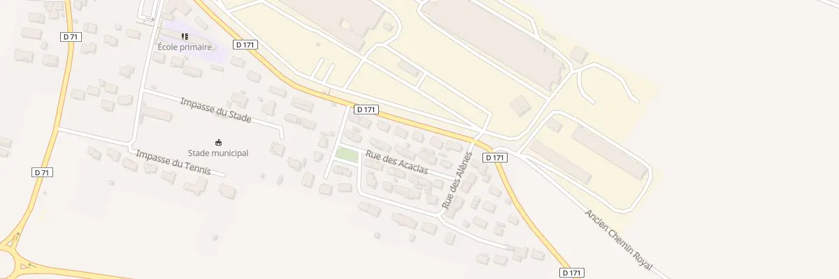 Plan du 28 Che Ancien Chemin Royal à Lasbordes