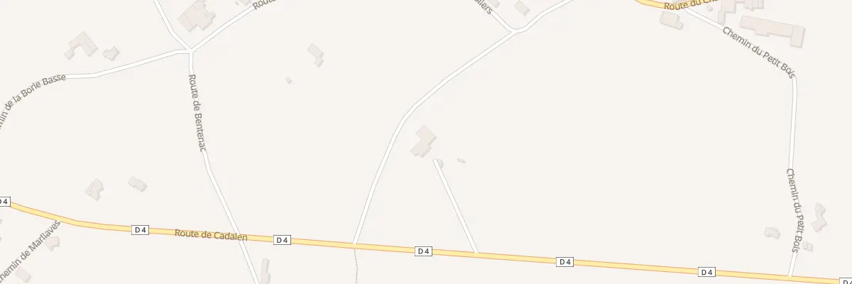 Plan du 94 Che de Cadalen à Fénols