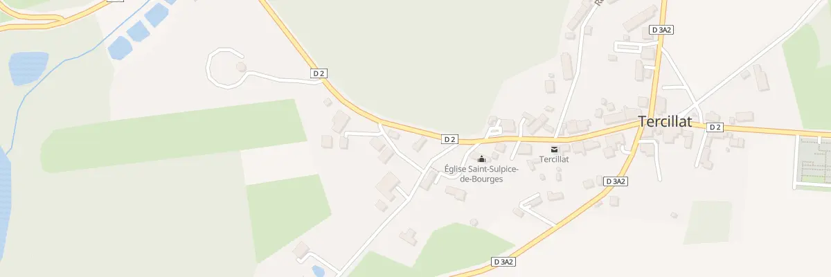 Plan du 18 Rte d’Aigurande à Tercillat