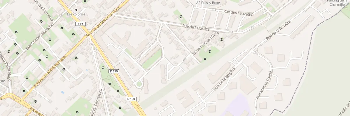 Plan du 17 Rue Madeleine Chartier à Poissy