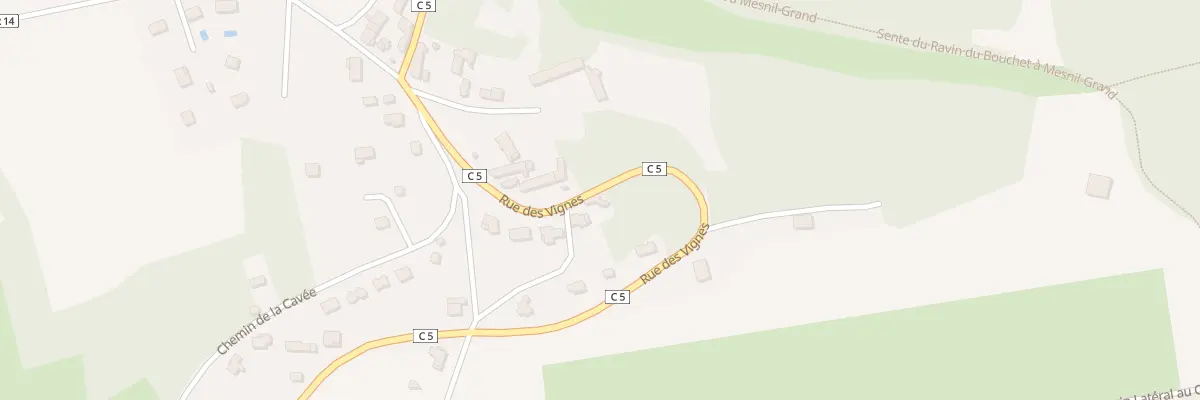 Plan du 15 Rue des Vignes à Roinville