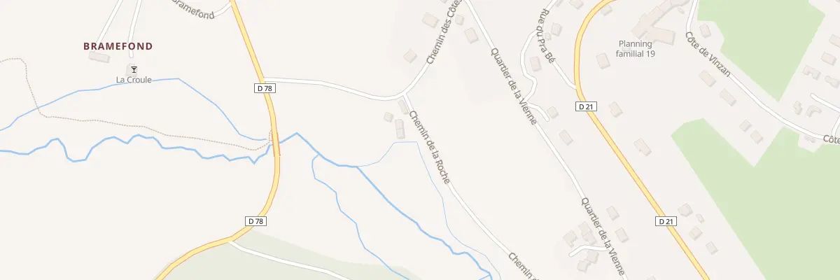 Plan du 5180A Moulin de Peyrelevade à Peyrelevade