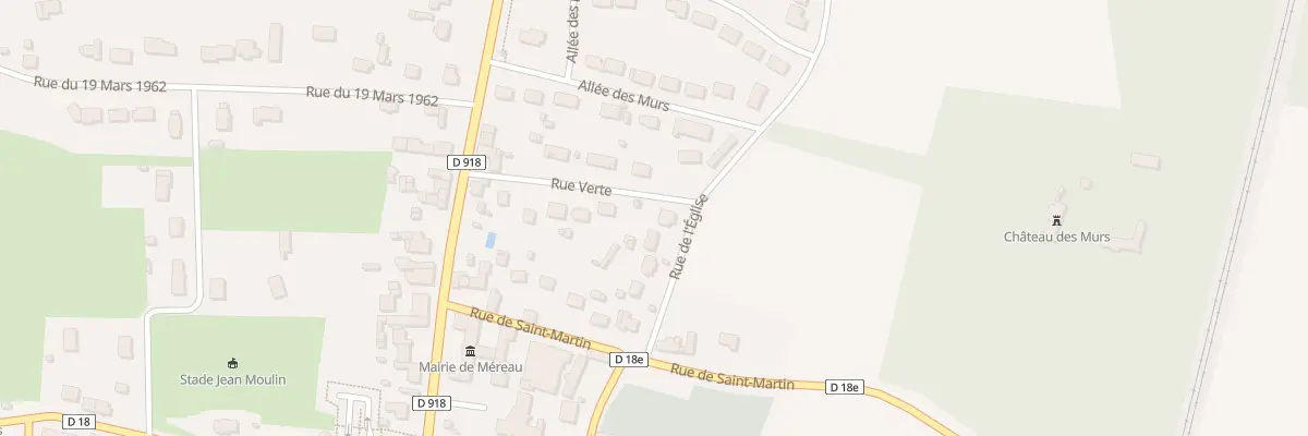 Plan du 14 Rue Verte à Méreau