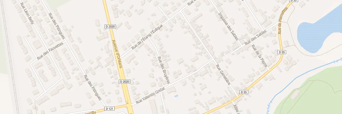 Plan du 8 Rue des Bruyères à Salbris