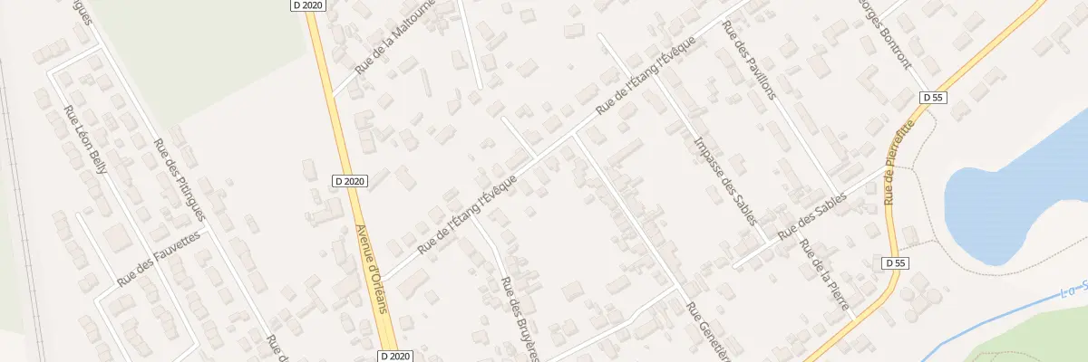 Plan du 14 Rue de l’Etang l’Evêque à Salbris