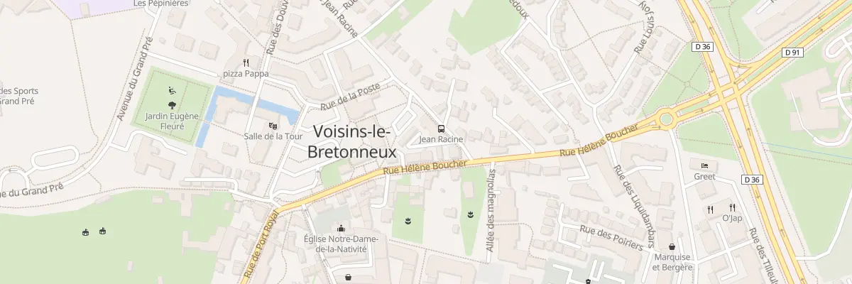 Plan du 5 Rue Racine à Voisins-le-Bretonneux