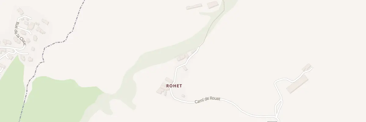 Plan du 5001F Cami de Mirabo à Llo