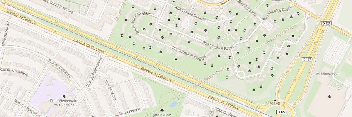 Plan du 9 Rue Arthur Honnegger à Guyancourt