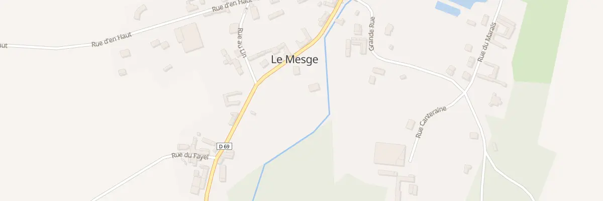 Plan du 5036A Rue du Pont de Grès au Mesge