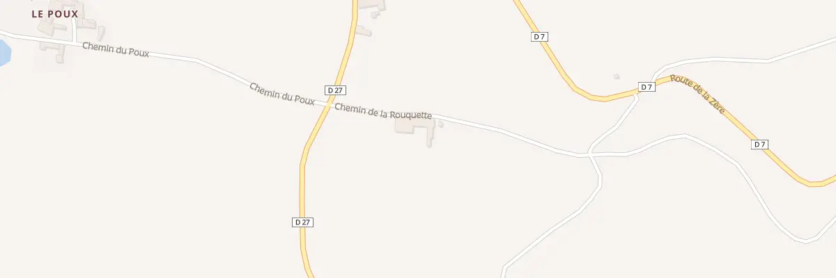 Plan du 72 Che de la Rouquette à Virac