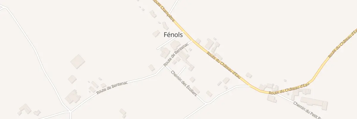 Plan du 10 Pl du Vieux Bourg à Fénols