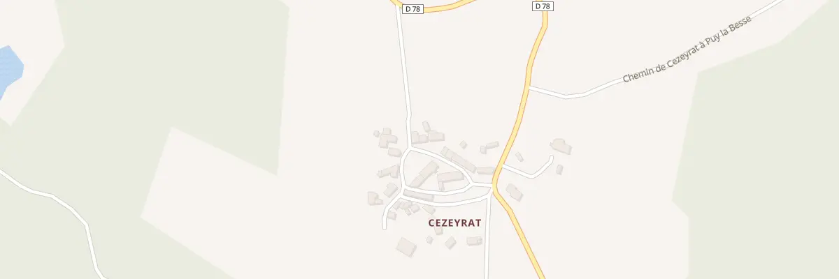 Plan du 10 Cezeyrat à Peyrelevade