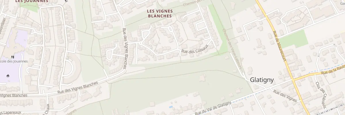 Plan du 20 Rue des Coteaux à Jouy-le-Moutier
