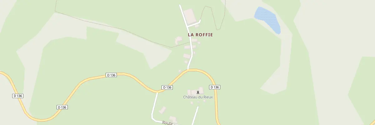 Plan du 1 Rte de la Roffie à Saint-Bonnet-les-Tours-de-Merle