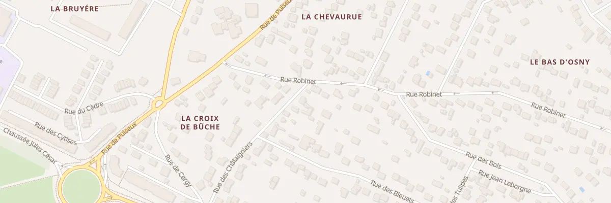 Plan du 5 Rue des Chataigniers à Osny