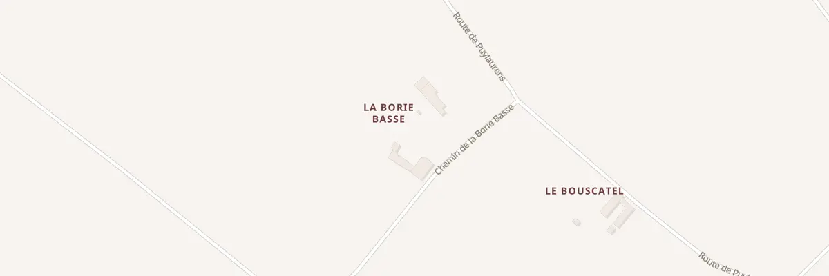Plan du 125 Che de la Borie Basse à Sorèze