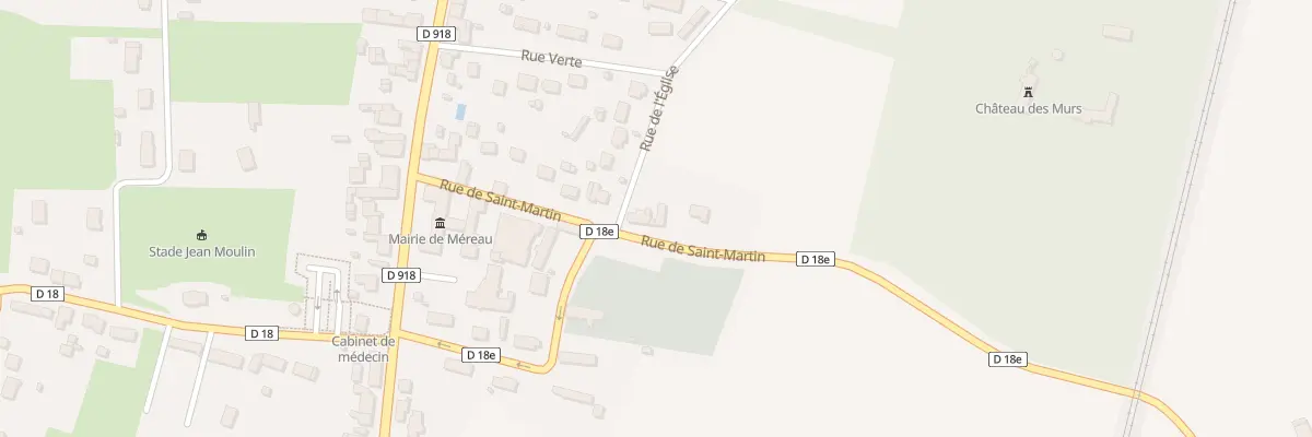 Plan du 19 Rue Saint Martin à Méreau