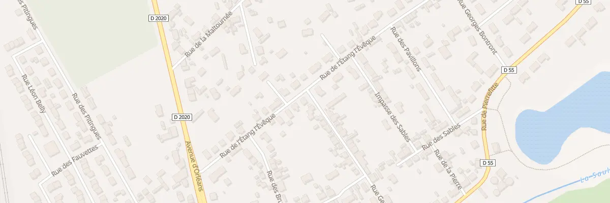 Plan du 18 Rue de l’Etang l’Evêque à Salbris