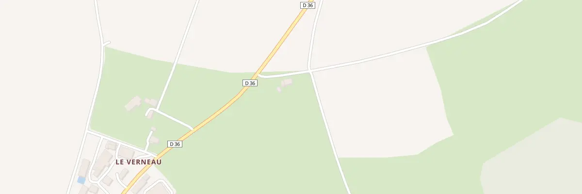 Plan du 1 Le Verneau à Sainte-Sévère-sur-Indre