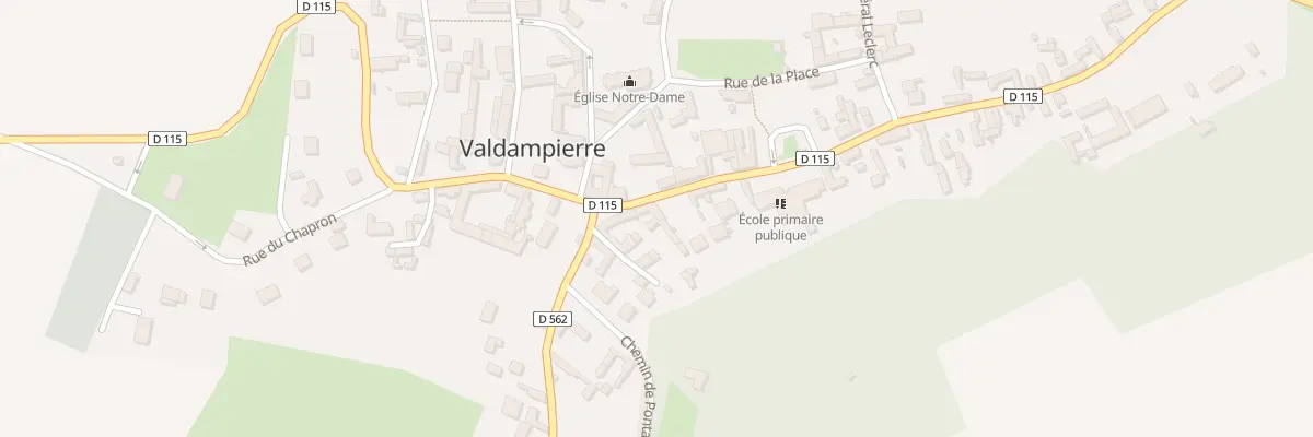 Plan du 45 Rue du Général de Gaulle à Valdampierre