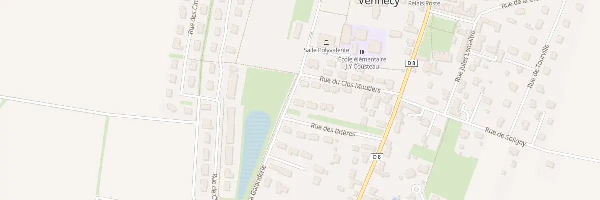 Plan du 8 Rue des Brieres à Vennecy