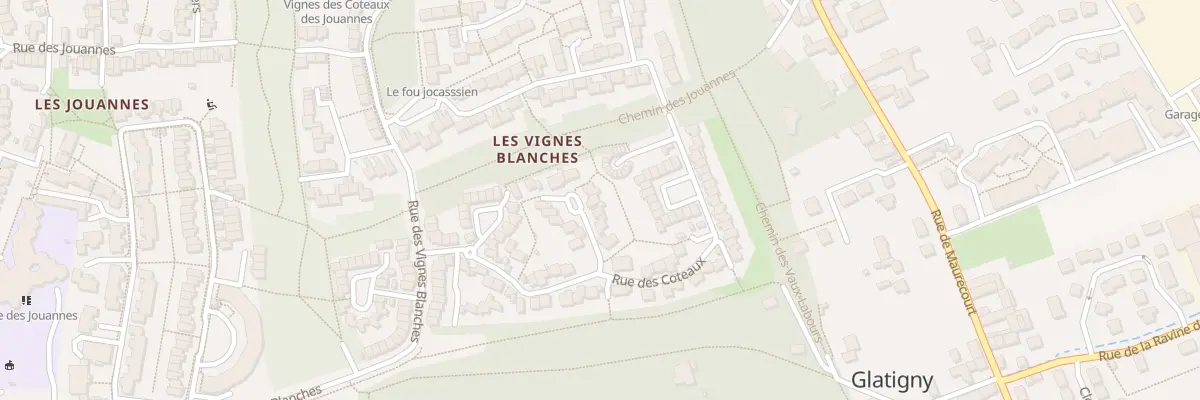 Plan du 8 Rue des Flamants à Jouy-le-Moutier