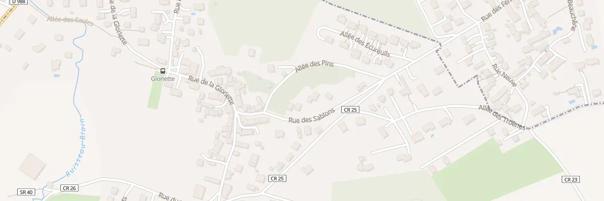 Plan du 7 Rue des Sablons à Forges-les-Bains
