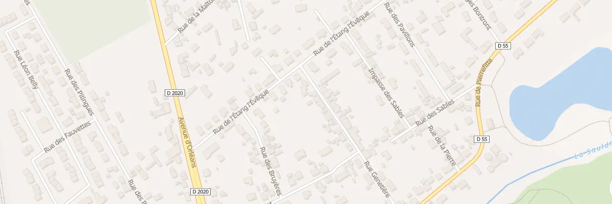 Plan du 31 Rue de la Genêtière à Salbris