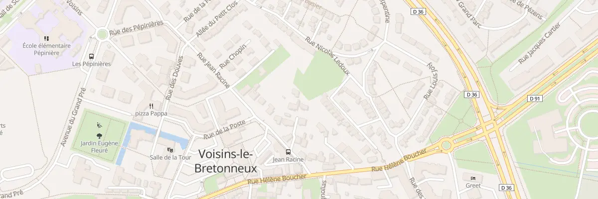 Plan du 3 All des Cerisiers à Voisins-le-Bretonneux