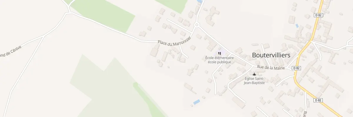 Plan du 10 Pl du Marronnier à Boutervilliers