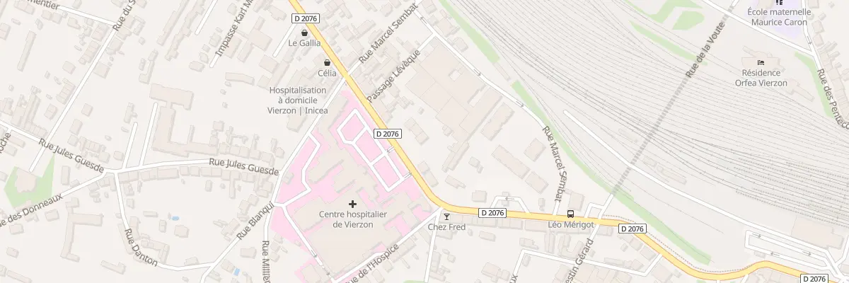 Plan du 60 Rue Léo Mérigot à Vierzon