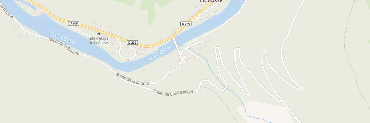 Plan du 9011 Rte de la Baume à Villefranche-de-Rouergue