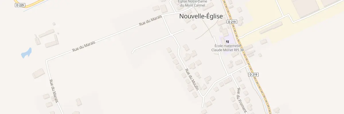 Plan du 290 Rue du Moulin à Nouvelle-Église