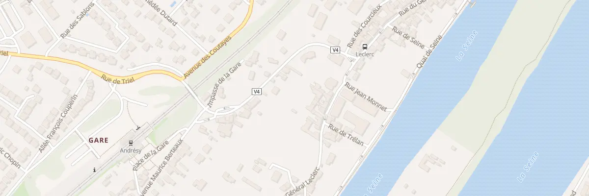 Plan du 50 Rue du Gen Leclerc à Andrésy