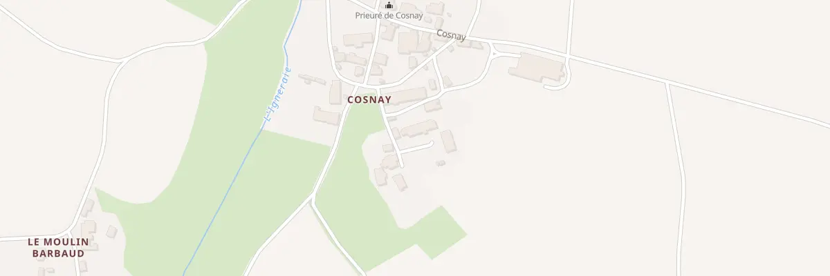 Plan du 5087 Cosnay à Lacs