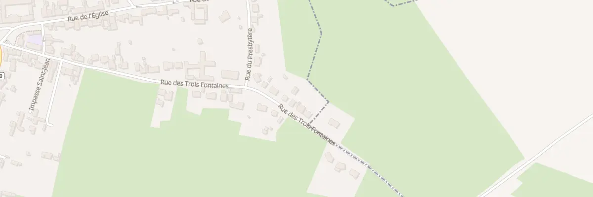 Plan du 37 Rue des Trois Fontaines à Hesdin-la-Forêt