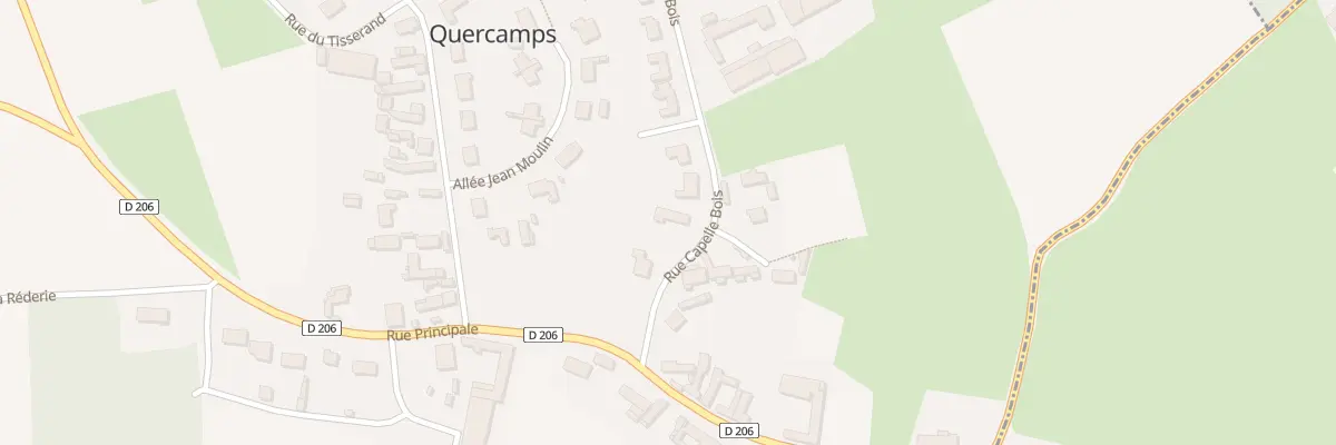 Plan du 1 Rue Capelle Bois à Quercamps