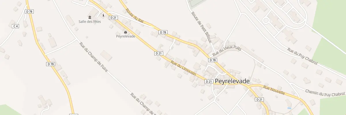 Plan du 18 Rue du Limousin à Peyrelevade