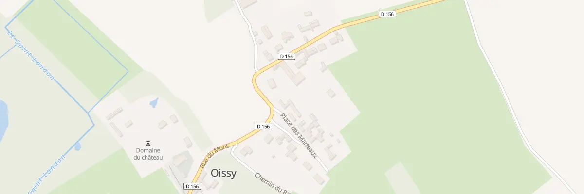 Plan du 1 Pl des Marteaux à Oissy