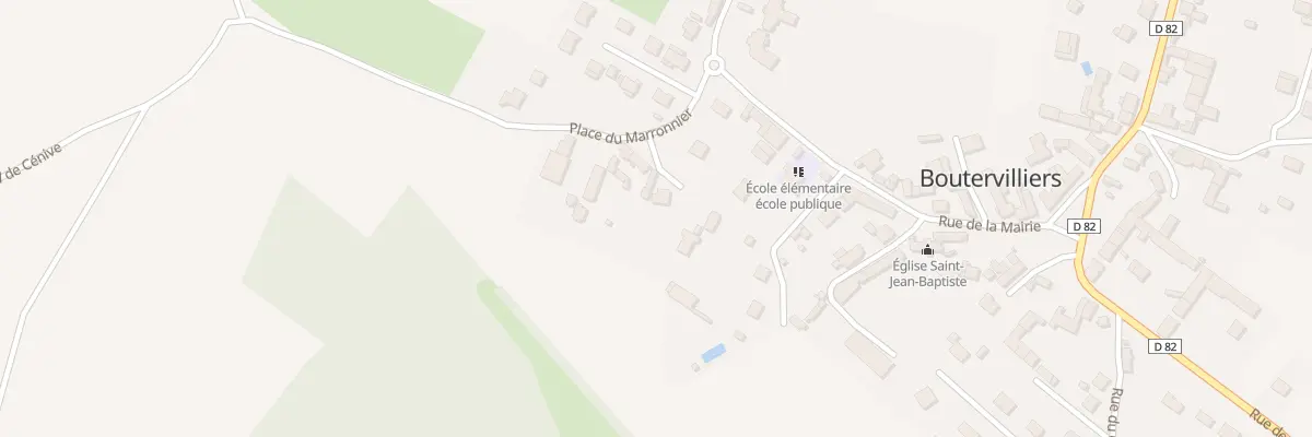 Plan du 8 Pl du Marronnier à Boutervilliers
