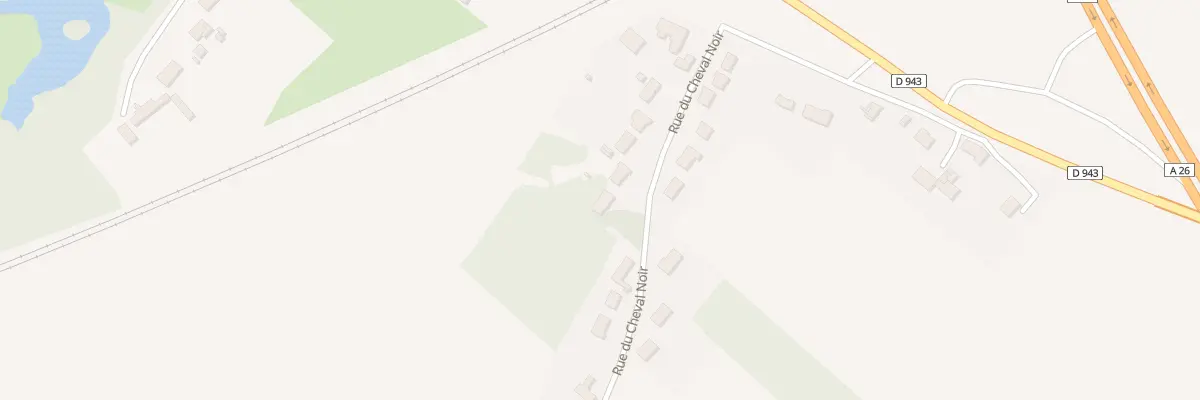 Plan du 12 Rue du Cheval Noir à Zouafques