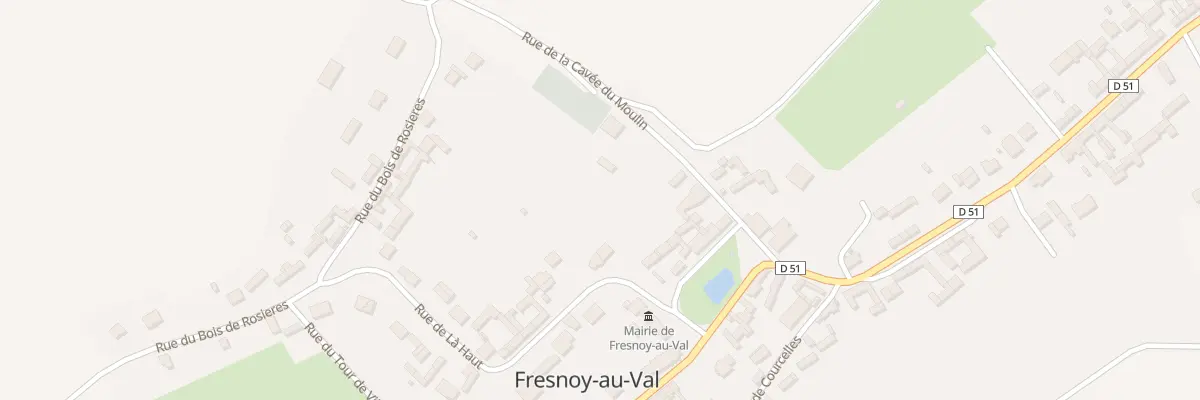 Plan du 11 Pl de la Ville à Fresnoy-au-Val