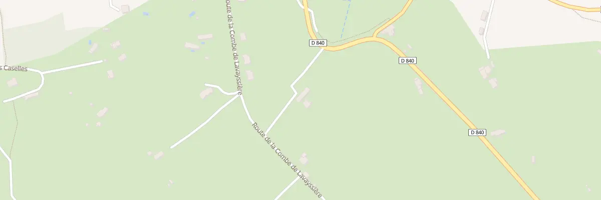 Plan du 393 Rte de la Combe de Lavayssiére à Figeac