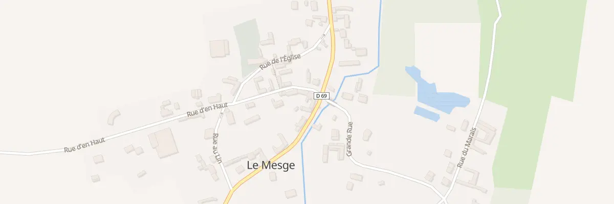 Plan du 2 Rue d’En Haut au Mesge