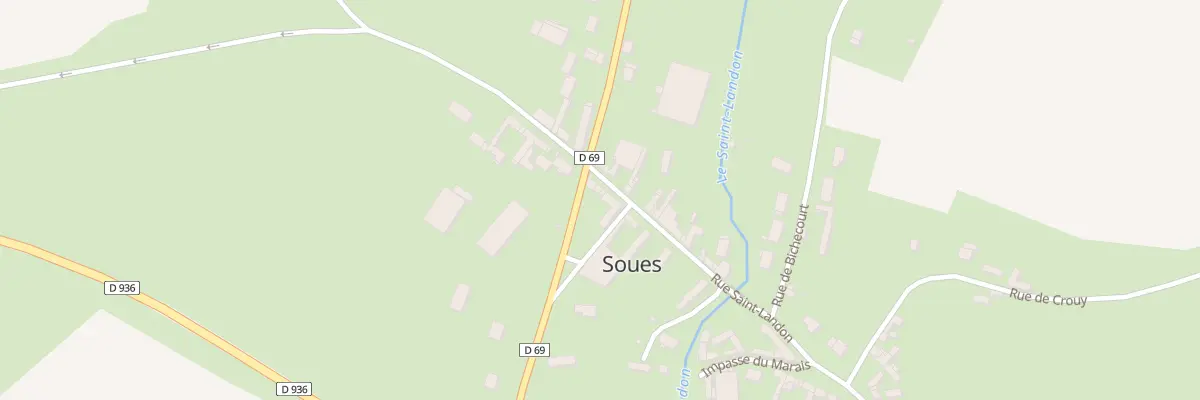 Plan du 27 Rue Saint Landon à Soues