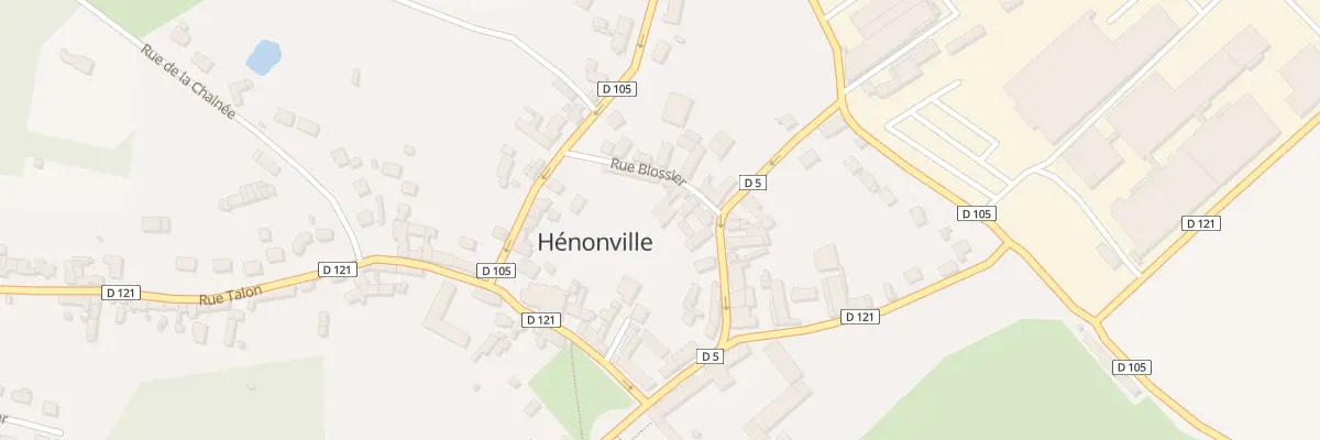 Plan du 5 Rue Blossier à Hénonville