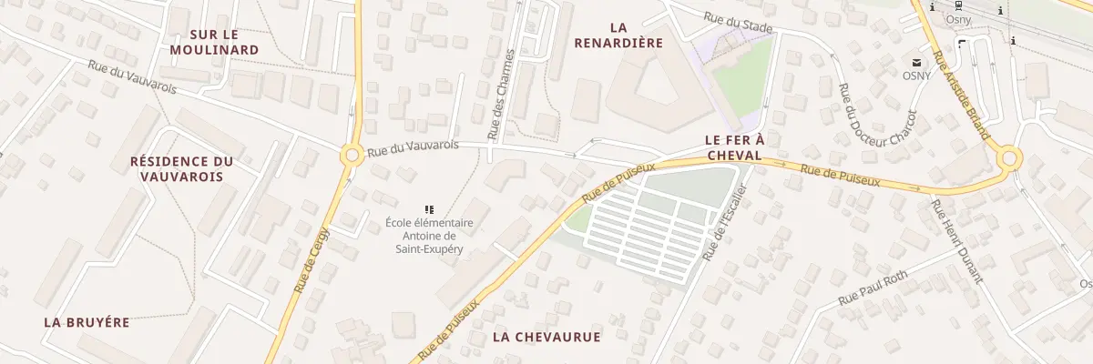 Plan du 52 Rue du Vauvarois à Osny