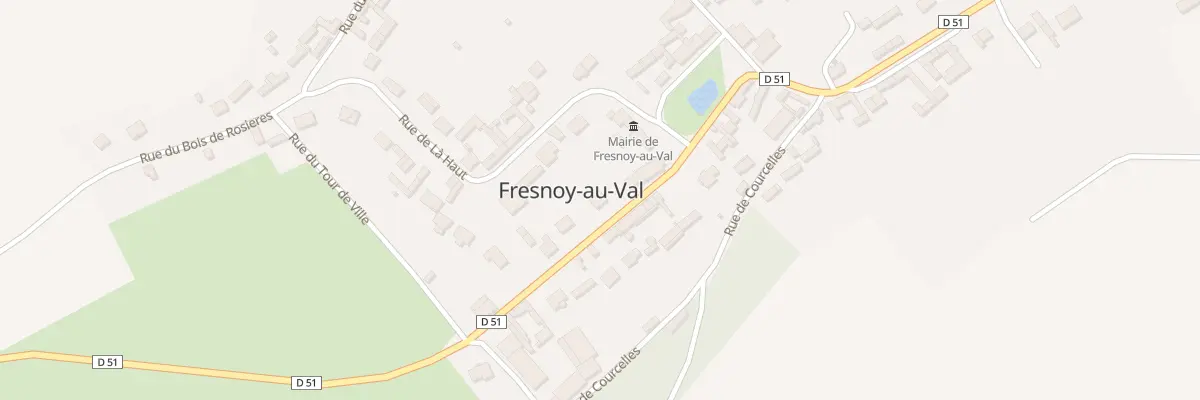 Plan du 2 Rue de Montier à Fresnoy-au-Val